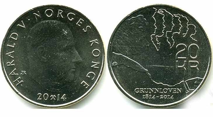 Современные монеты Норвегии