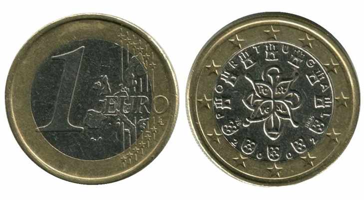 Португальские монеты евро