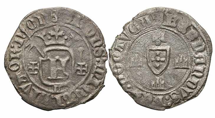 Dinheiro - первая монета Португалии 