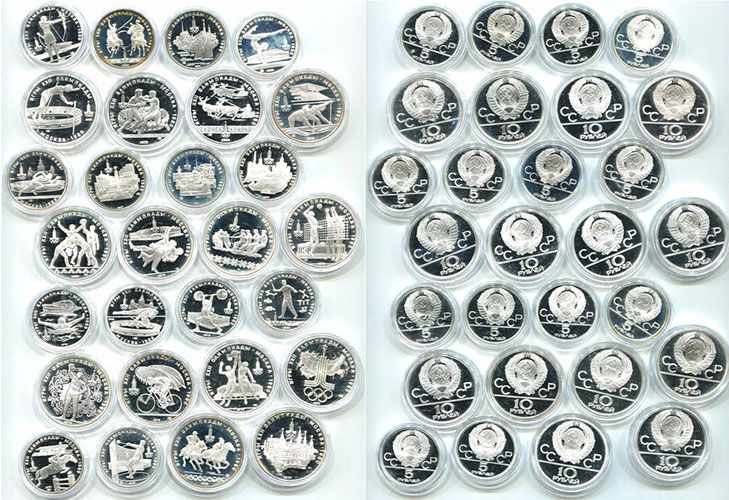 Серебряные монеты в честь Олимпиалы