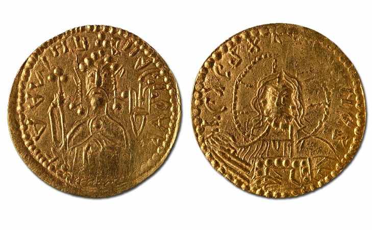 Древние византийские монеты 