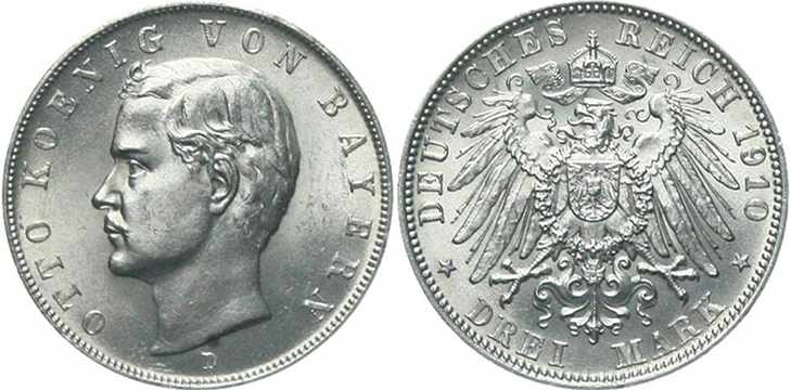 3 марки 1910 года