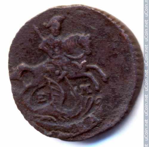 Монета &gt, 1 полушка, 1766-1796 - Россия - obverse