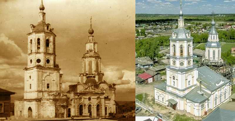 Храм в разные эпохи