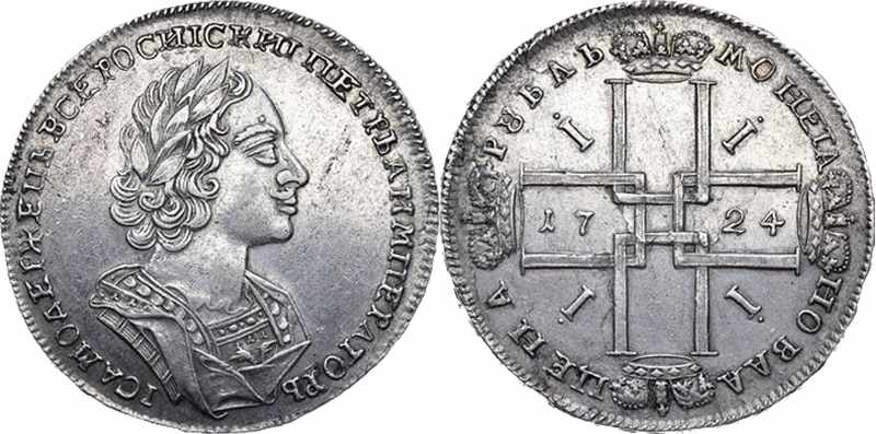 рубль 1724